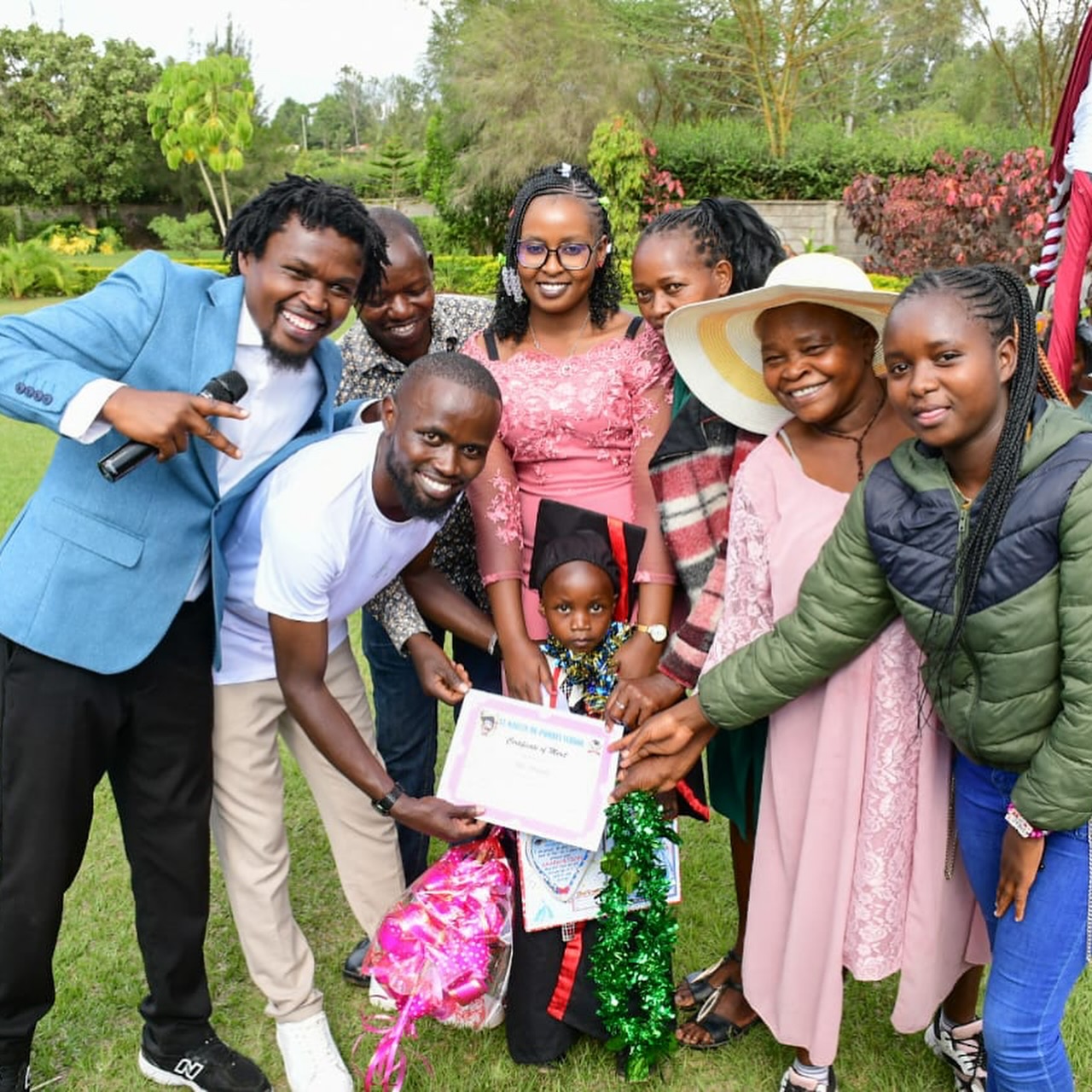 Graduation celebration with CYEF learners and supporters