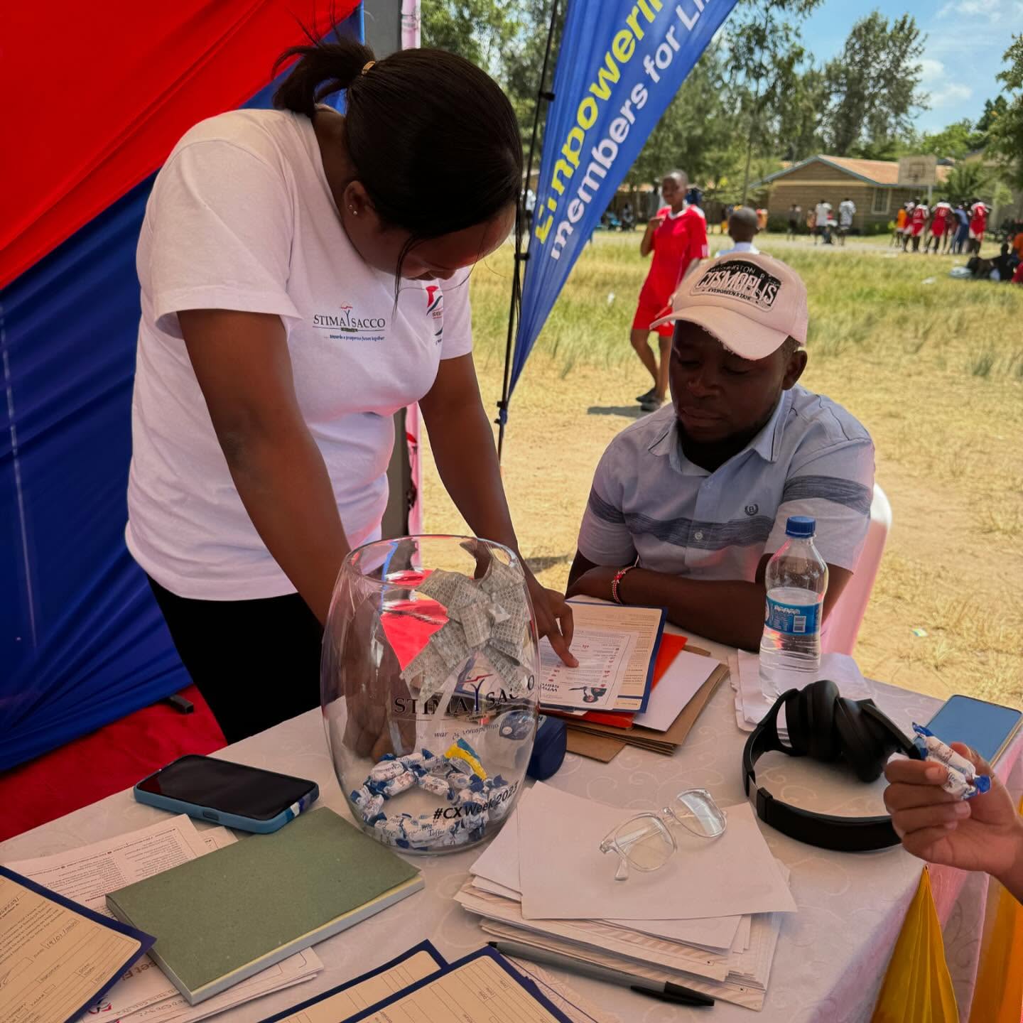 Stima Sacco financial literacy activity with youth